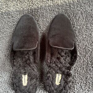 Birdies black slippers/slides